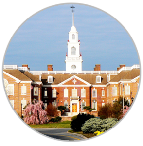 A picture of Legislative Hall in Dover Delaware