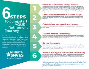 Six Steps Towards Retirement