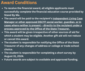 Award Conditions for ASPIRE529